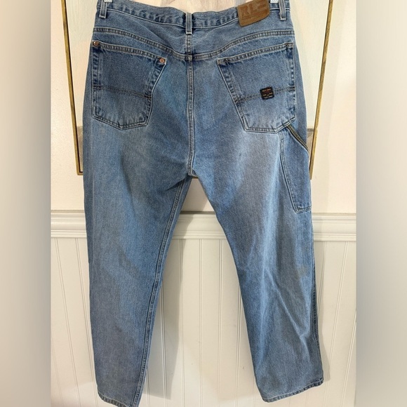 VINTAGE Polo Ralph Lauren Carpenter Jeans Size tagged 32x30 measures 35” - Picture 6 of 13